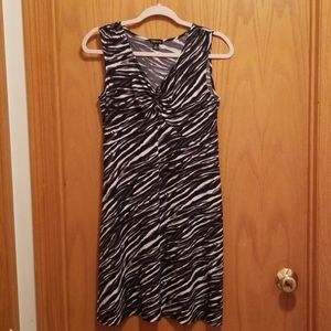 Black Zebra Dress